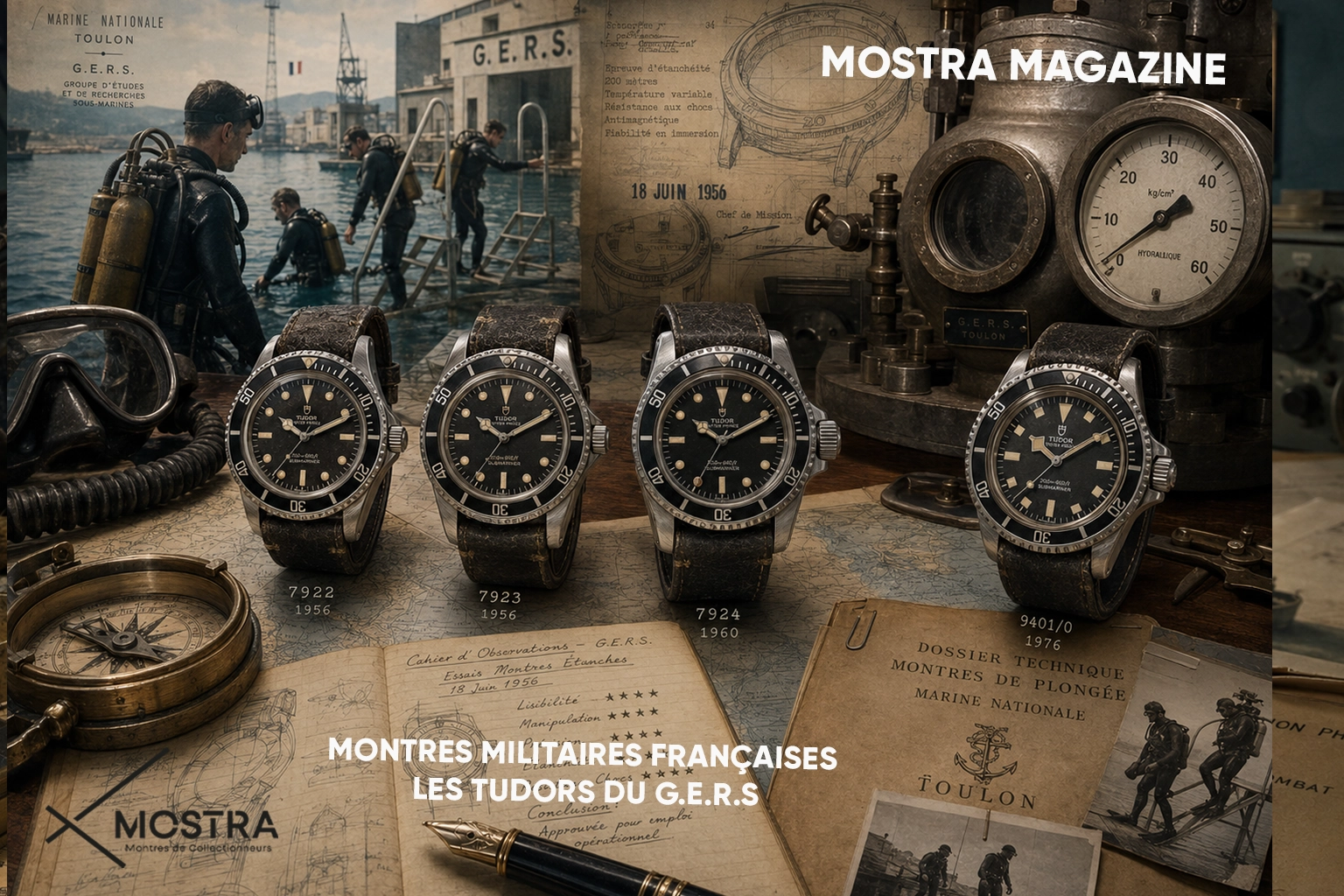 montres militaires marine nationale gers tudor submariner mostra magazine